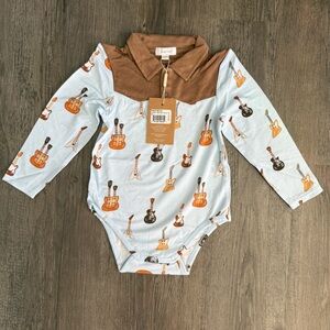 Angel Dear Electric Guitar Cowboy Bodysuit